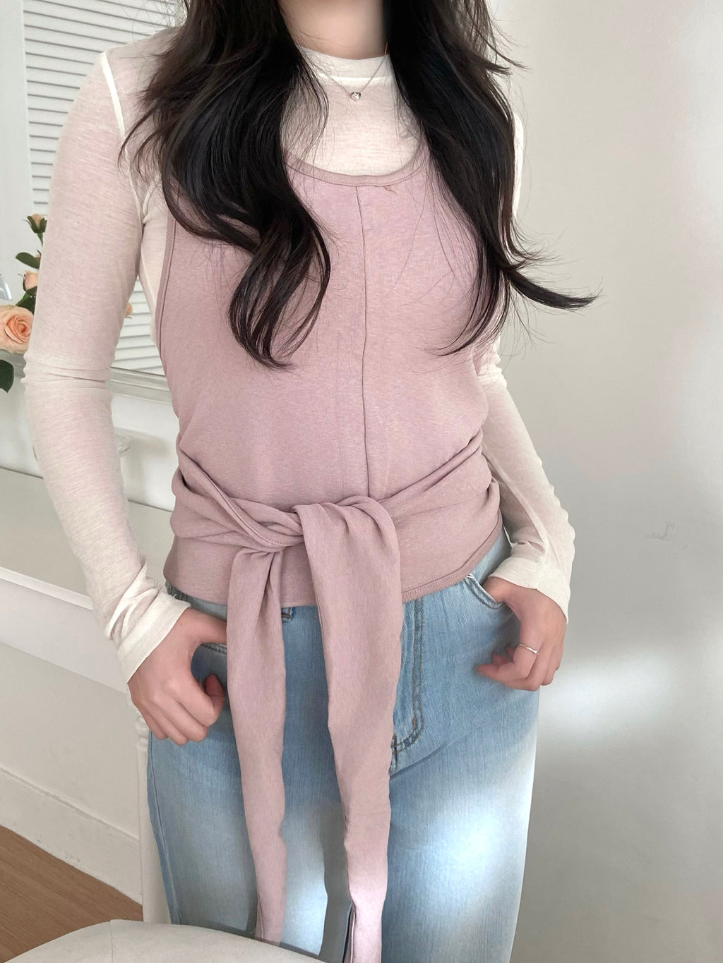 (層次感up!)日常層疊兩件式 top Daily Layered Two-Piece Top