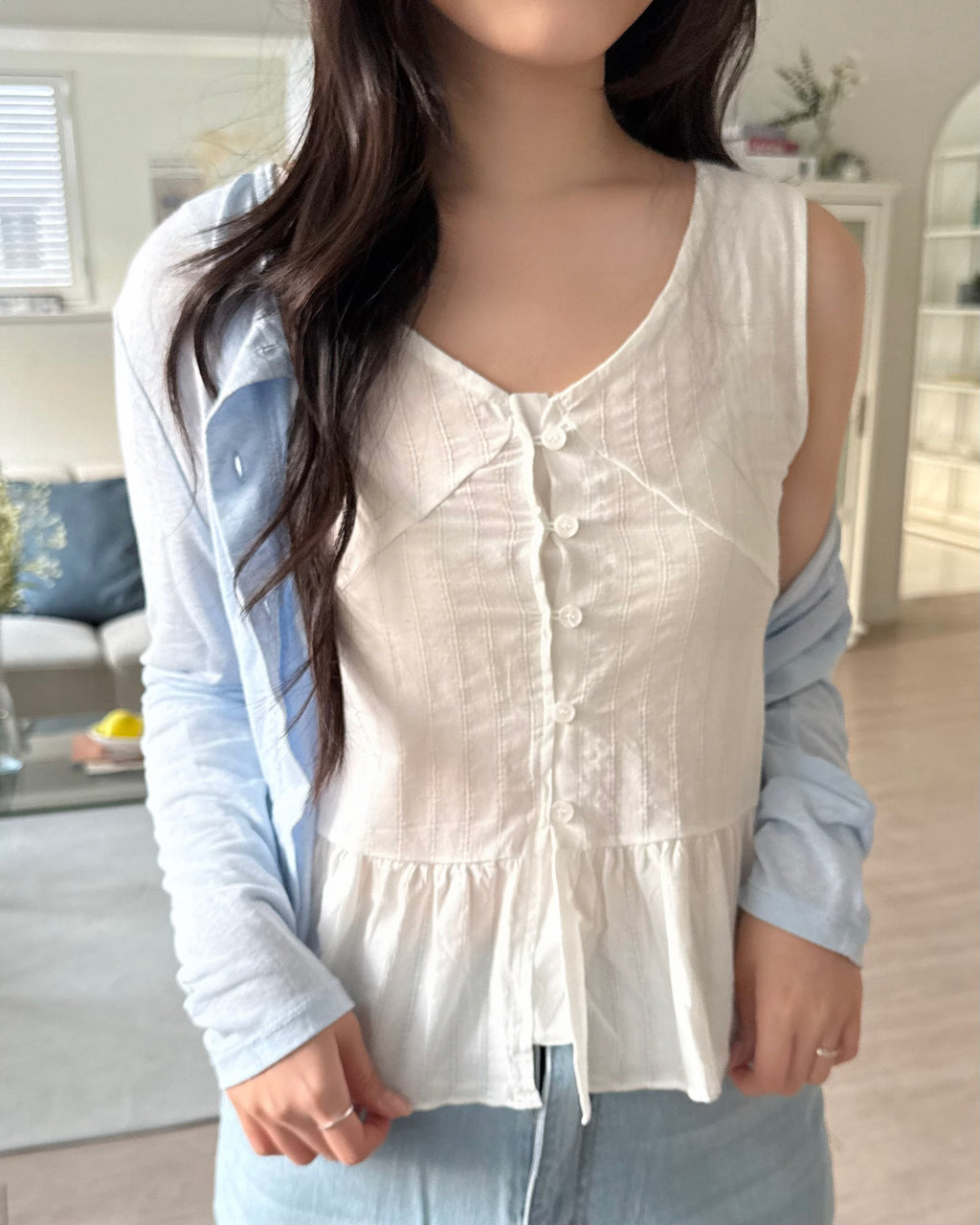 Clover Breeze Sleeveless Top 溫柔感無袖上衣