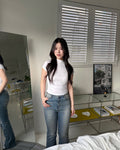 韓系半高領修身top Slim Mock Neck Top