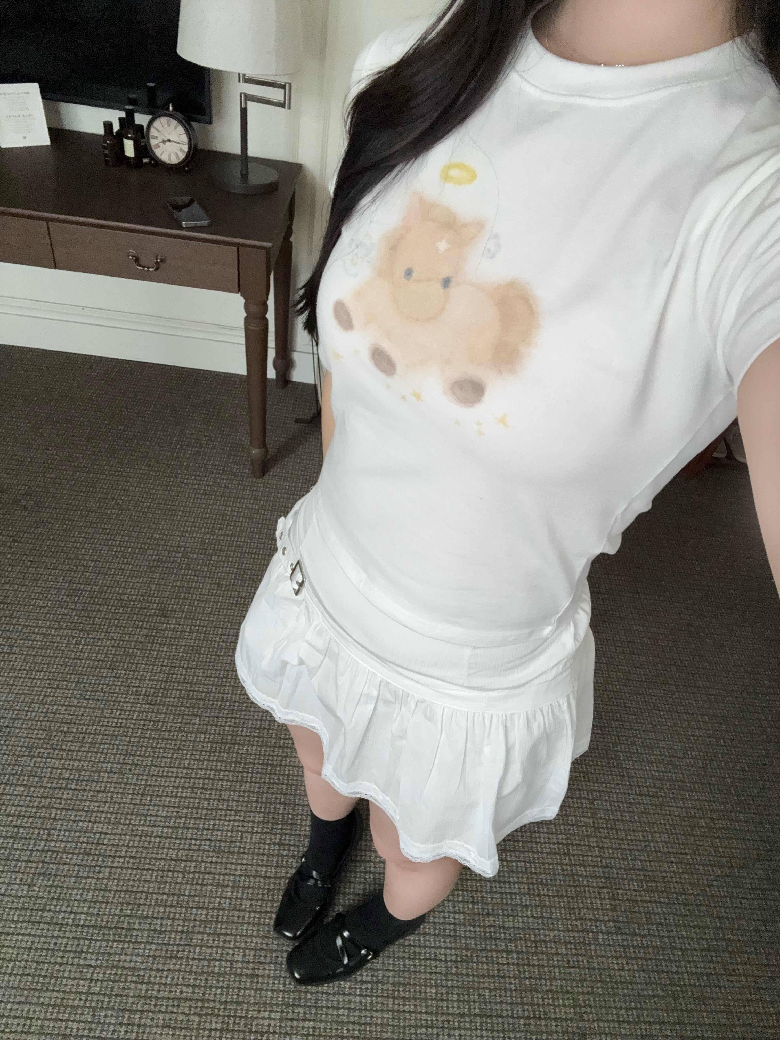 小馬手繪感印花tee | Pony Graphic Baby Tee