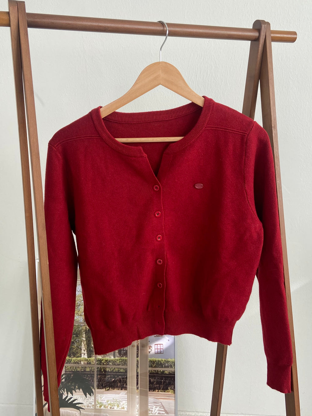 小 Logo 圓領針織上衣 Signet Daily Knit Cardigan