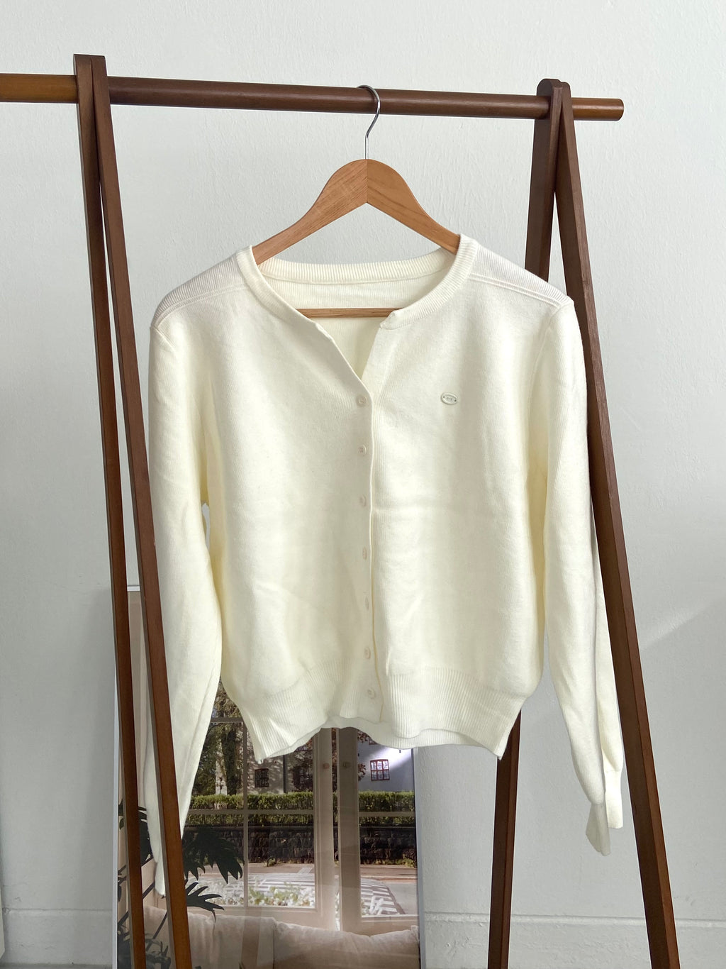 小 Logo 圓領針織上衣 Signet Daily Knit Cardigan