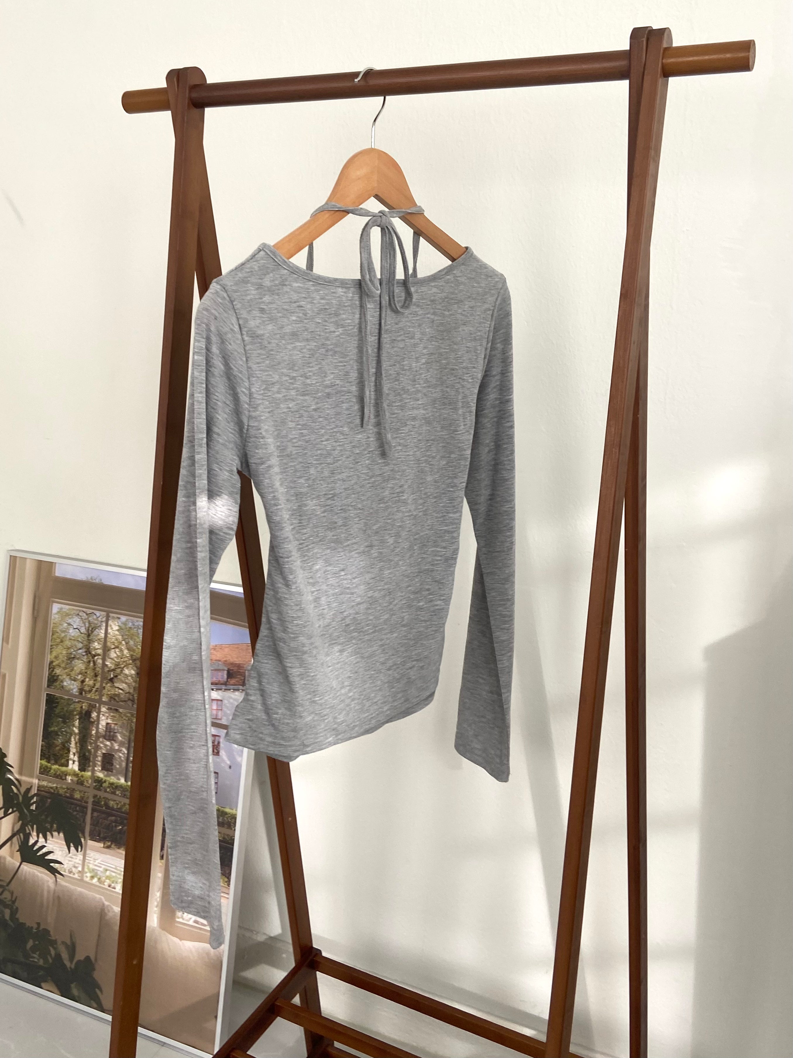 垂褶掛頸上衣 Muse Drape Halter Top