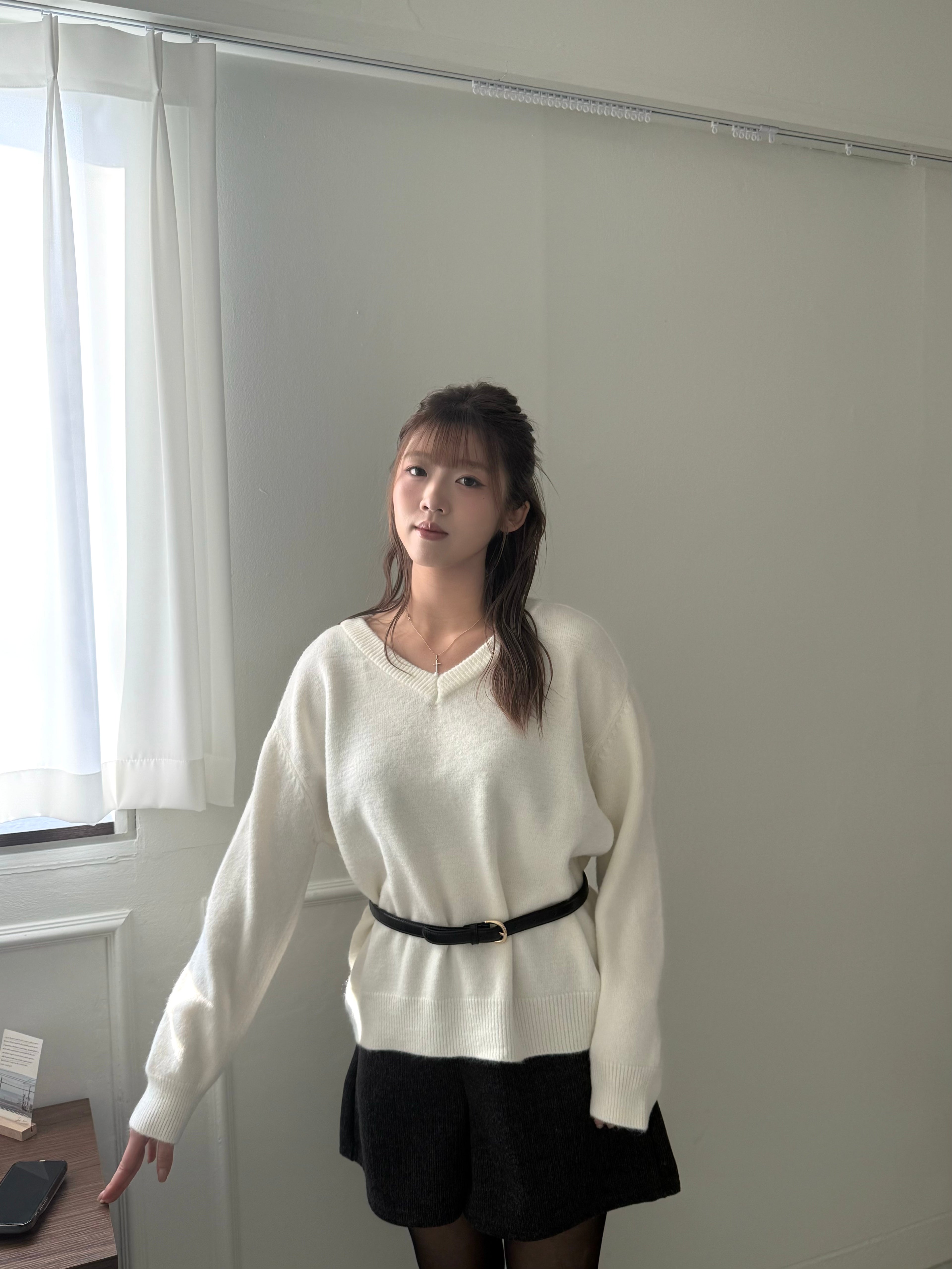 簡約細版皮帶（金扣）Minimal Slim Leather Belt (Gold Buckle)