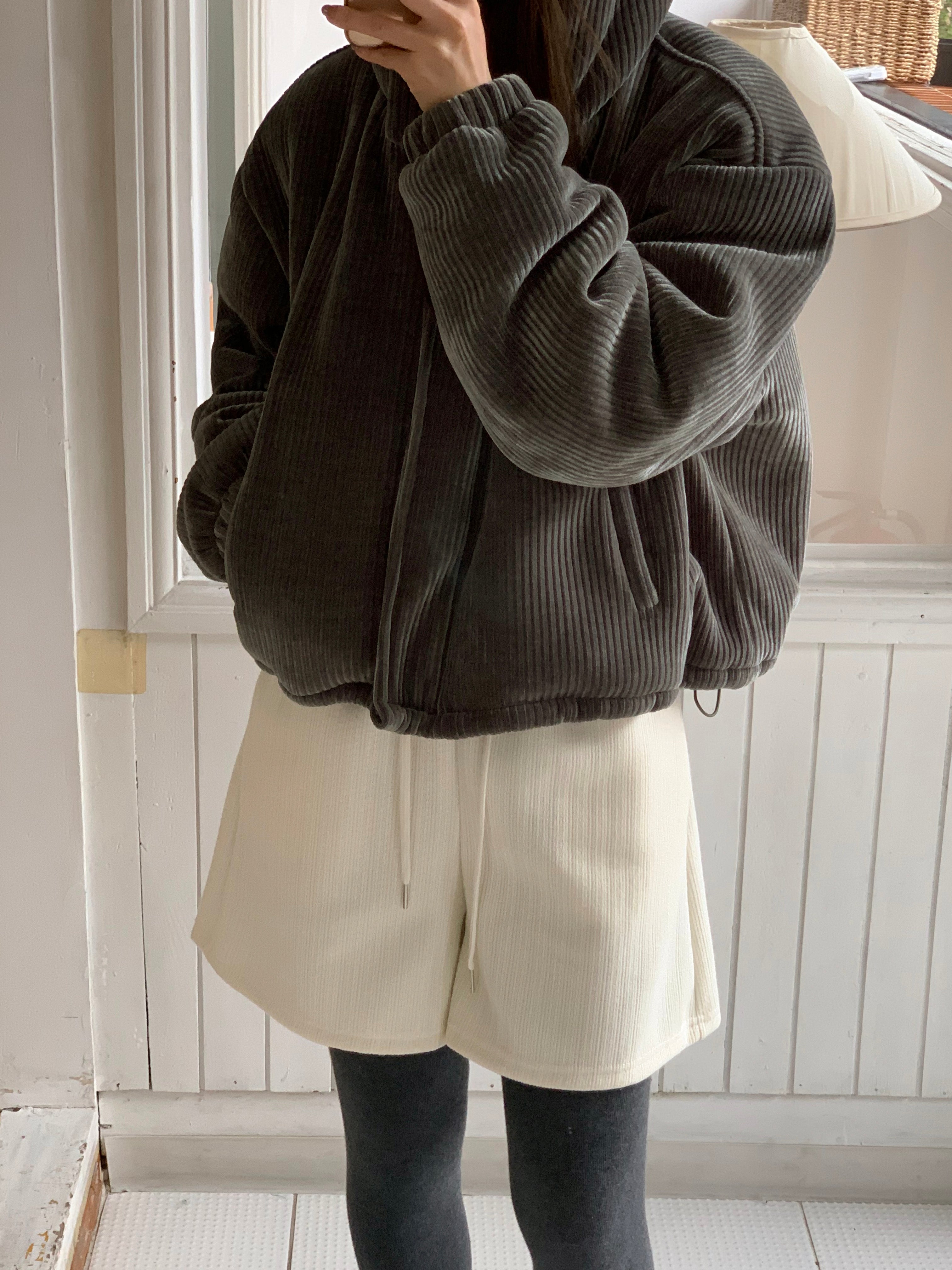 [超舒適]高腰針織短褲 Cozy Winter Knit Shorts