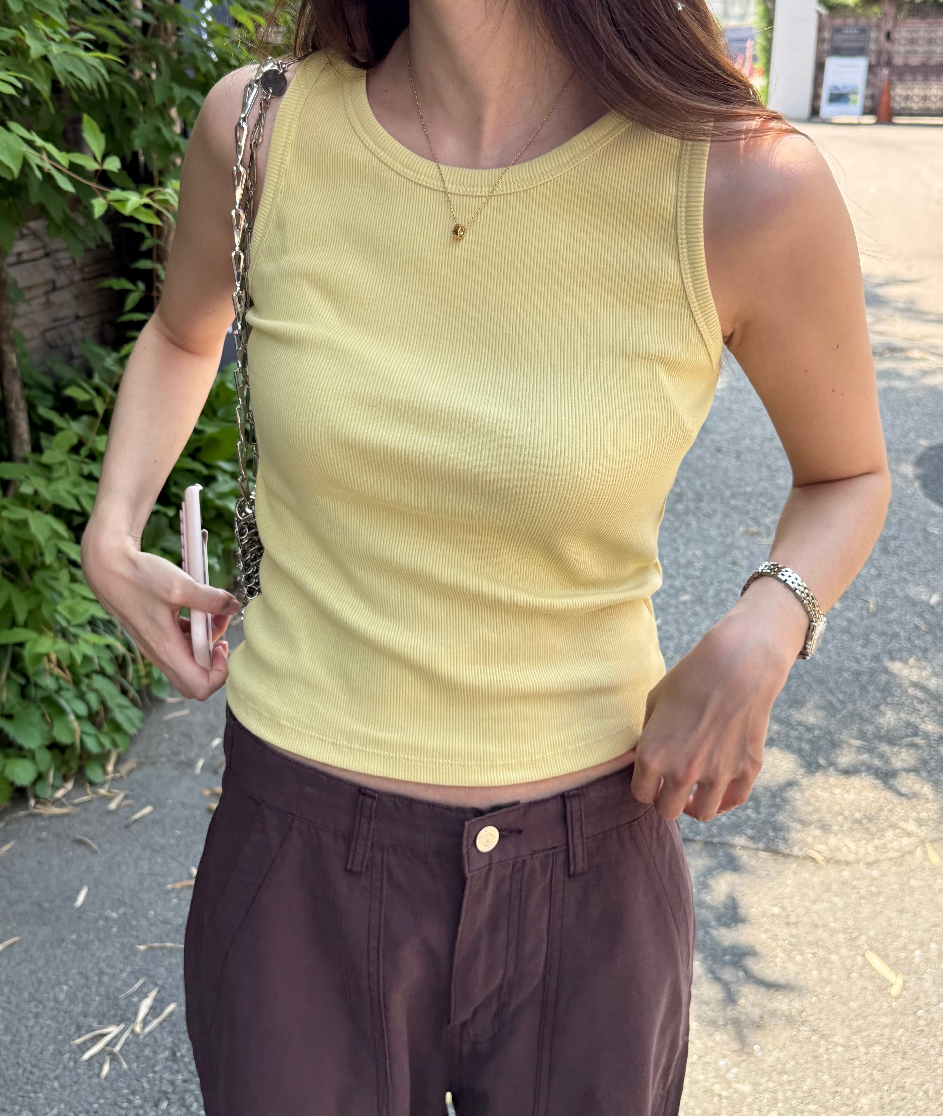Butter Ribbed Tank Top | 夏日坑條背心🧈 ⋆.𐙚 ̊