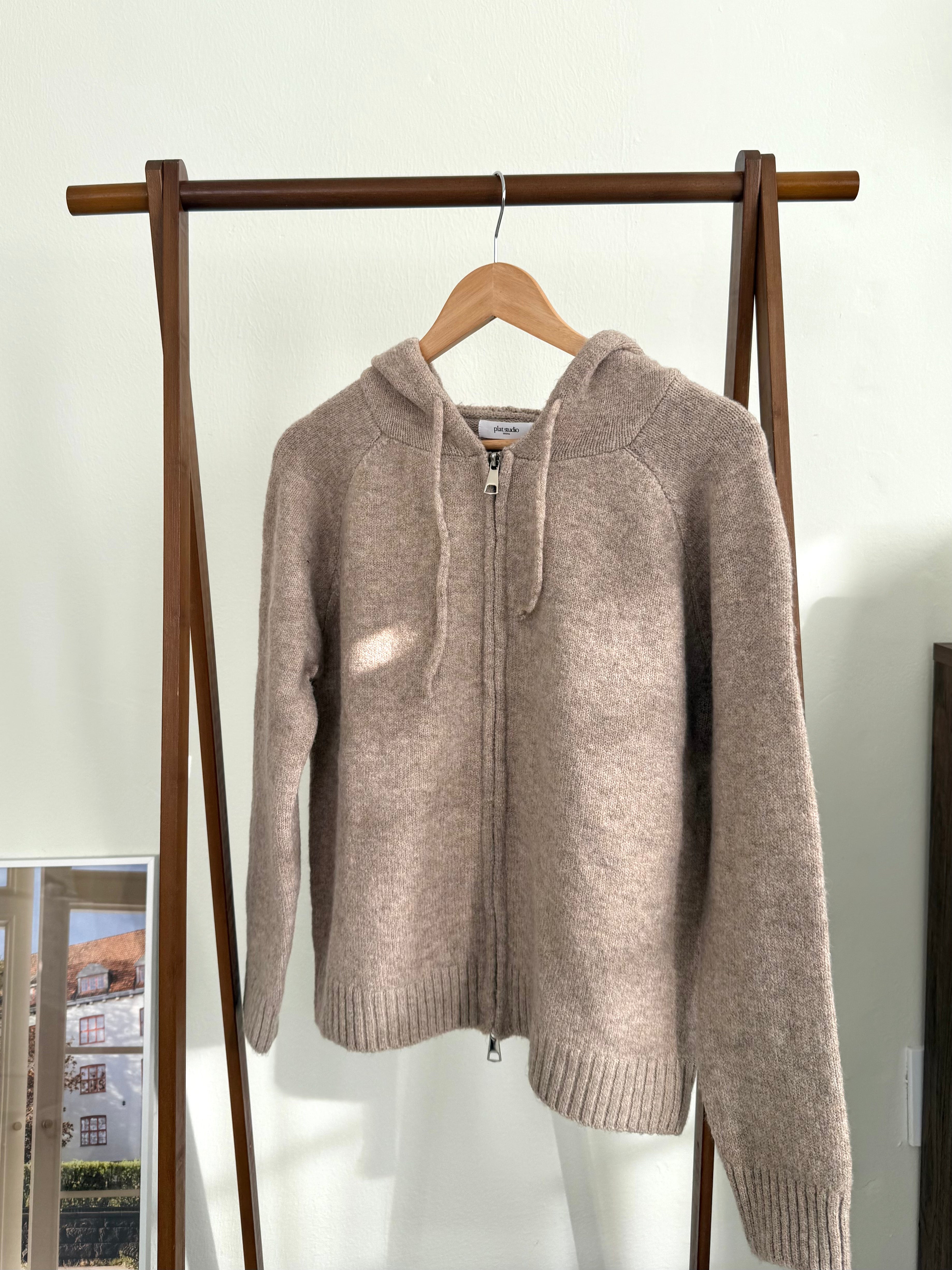 Two-way 雙向拉鏈針織外套 Two-Way Casual Zip Knit Cardigan