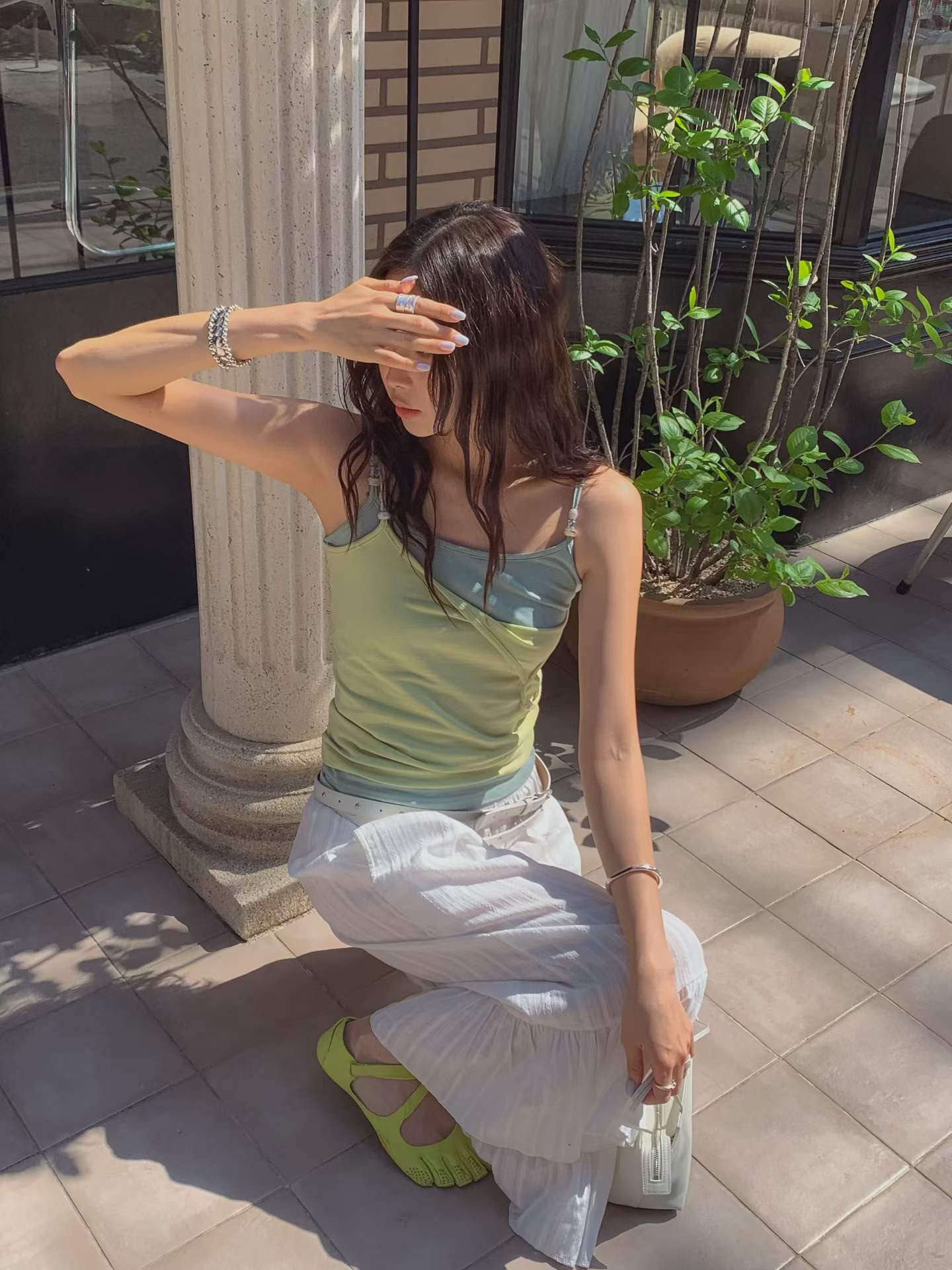 🧚🏻‍♀️Fairy Beads Sleeveless Top｜精靈珠飾背心