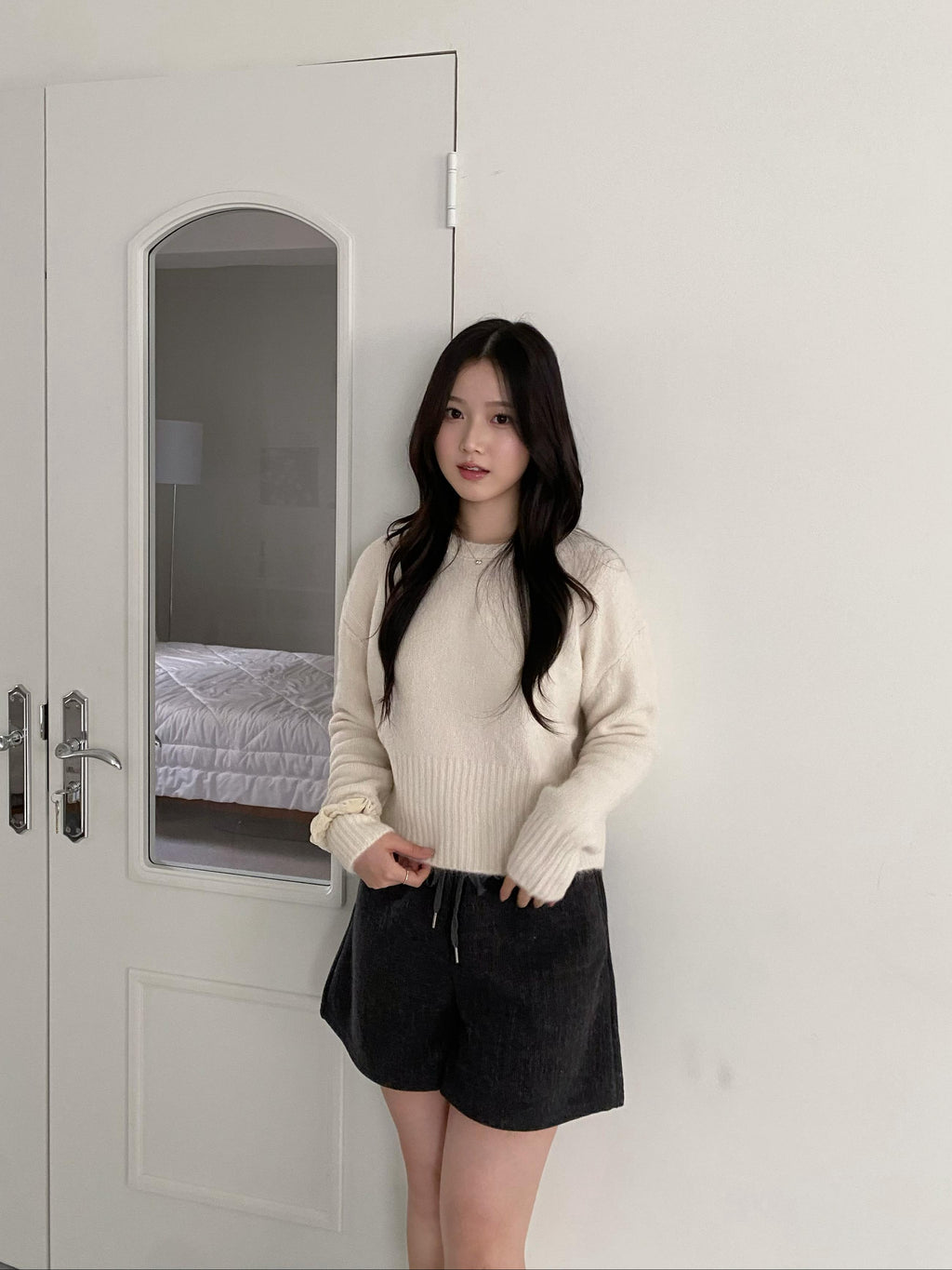 [超舒適]高腰針織短褲 Cozy Winter Knit Shorts