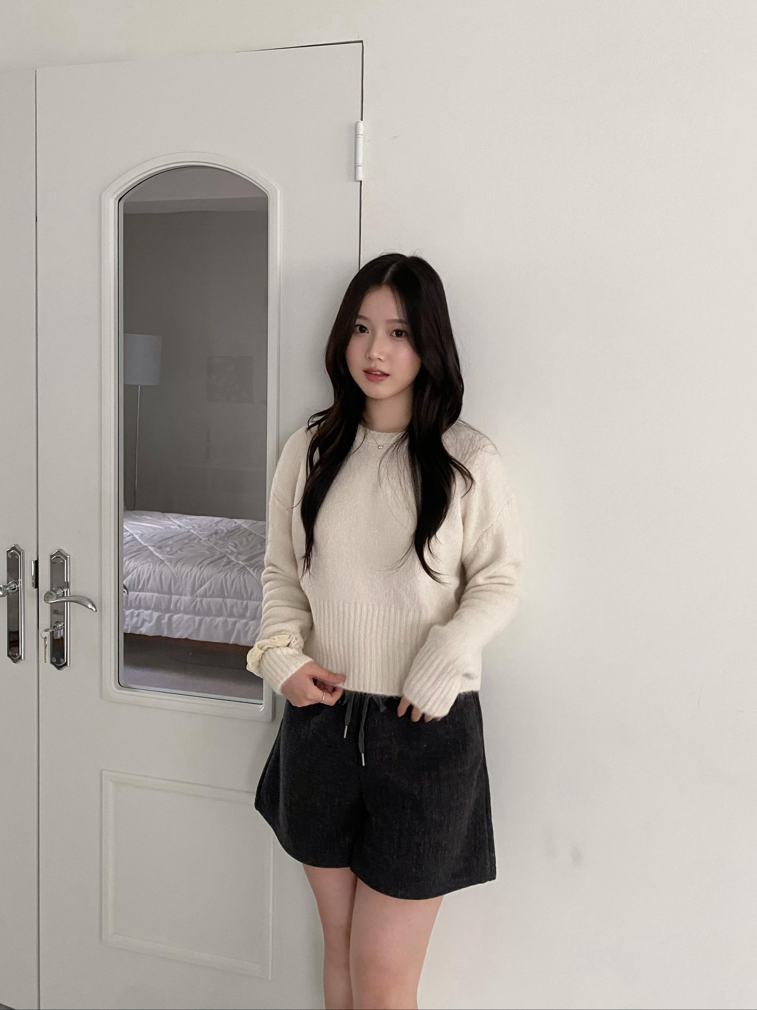 [超舒適]高腰針織短褲 Cozy Winter Knit Shorts