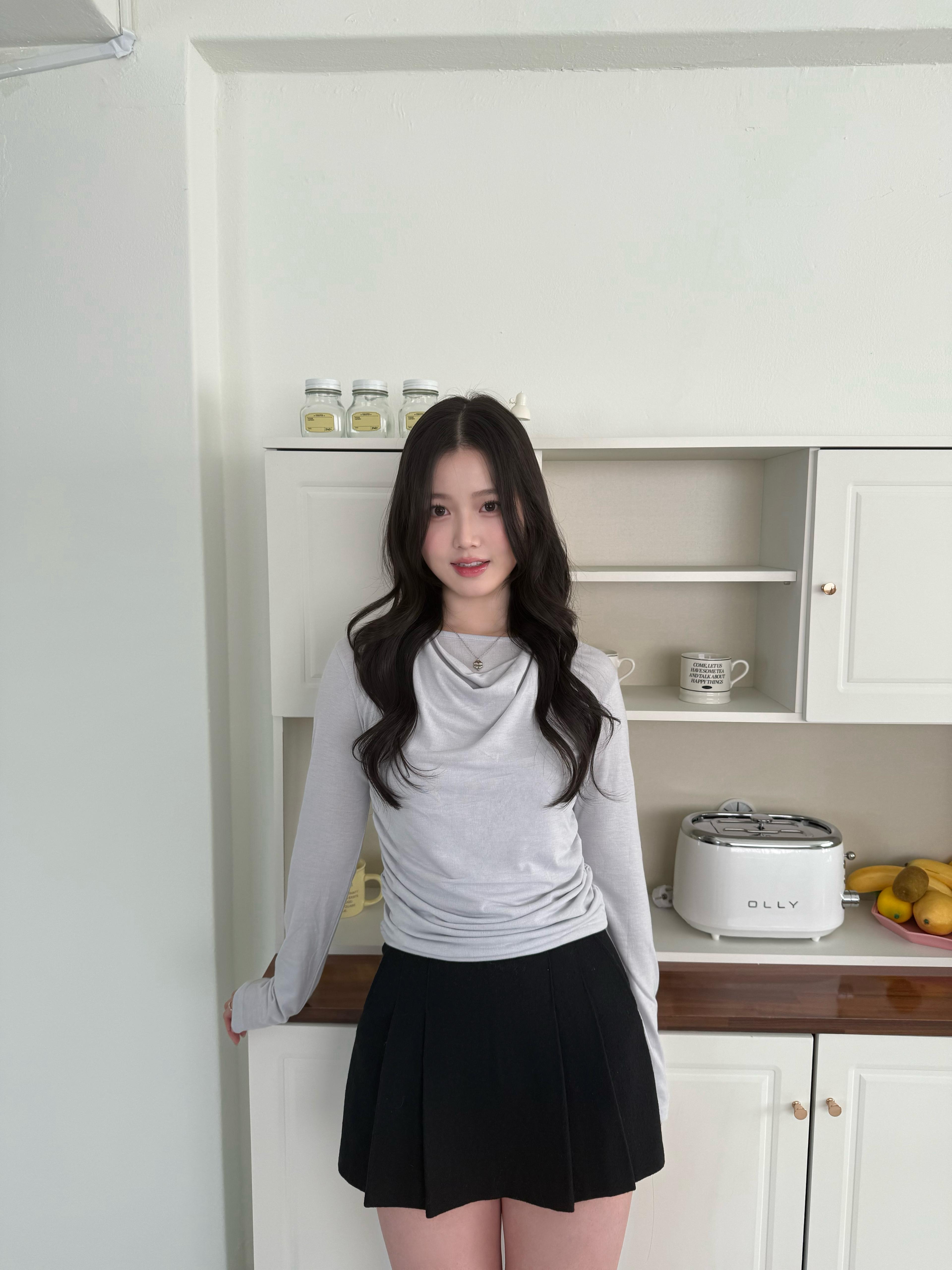 韓系百褶裙褲 Woolen Pleated Skirt-Pants